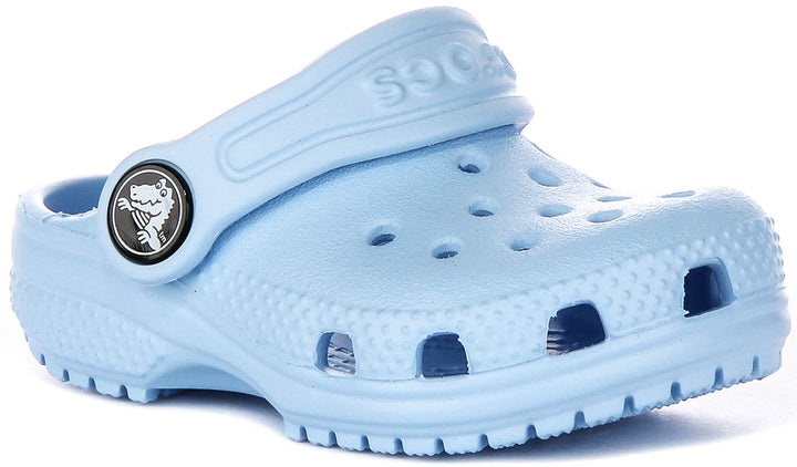 Crocs Classic T Clog In Blue For Infants