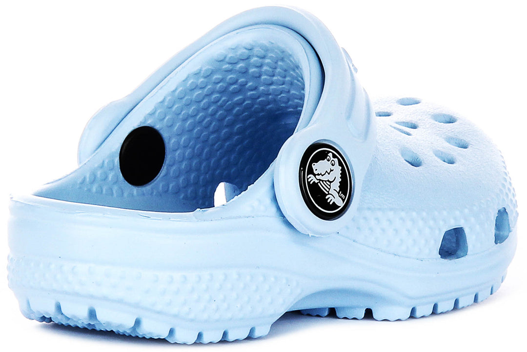 Crocs Classic T Clog In Blue For Infants