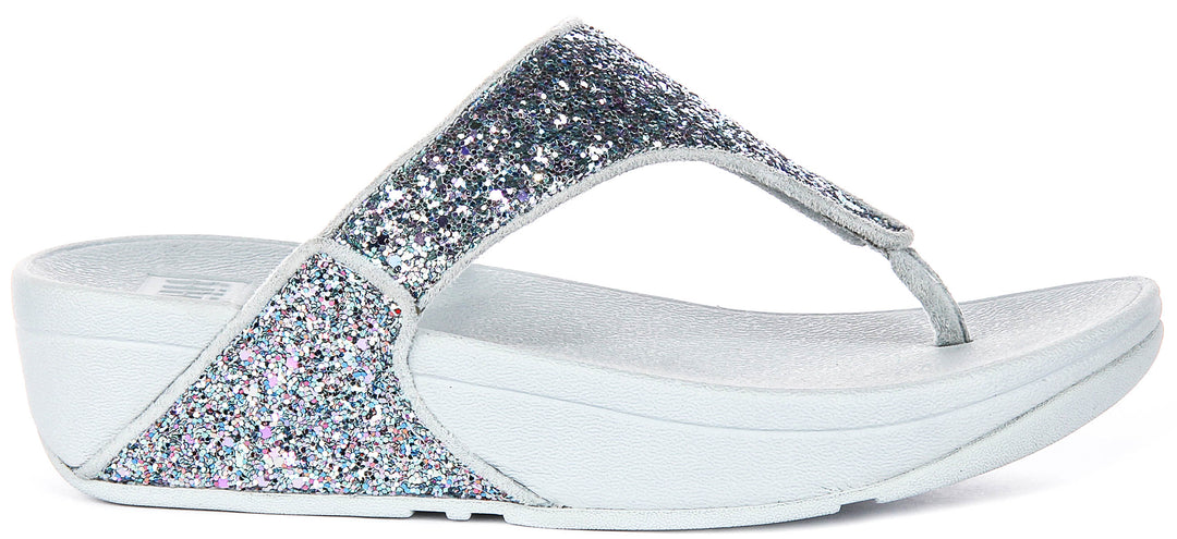 Fitflop Lulu Multi Glitter In Blue For Women
