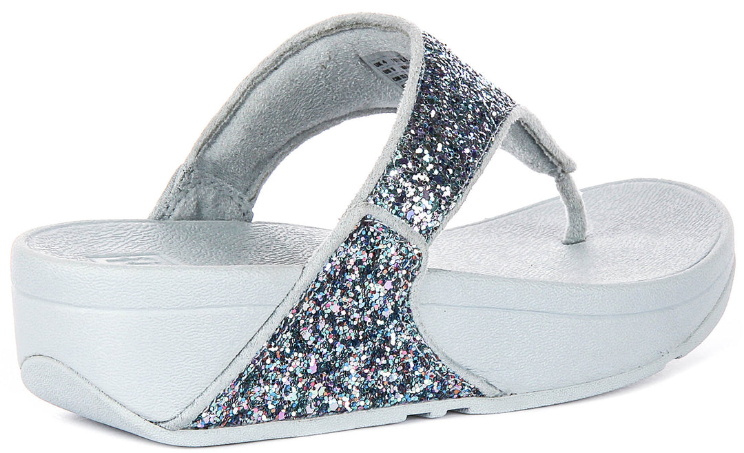 Fitflop Lulu Multi Glitter In Blue For Women