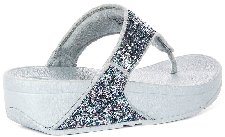 Fitflop Lulu Multi Glitter In Blue For Women