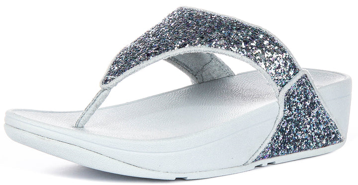 Fitflop Lulu Multi Glitter In Blue For Women