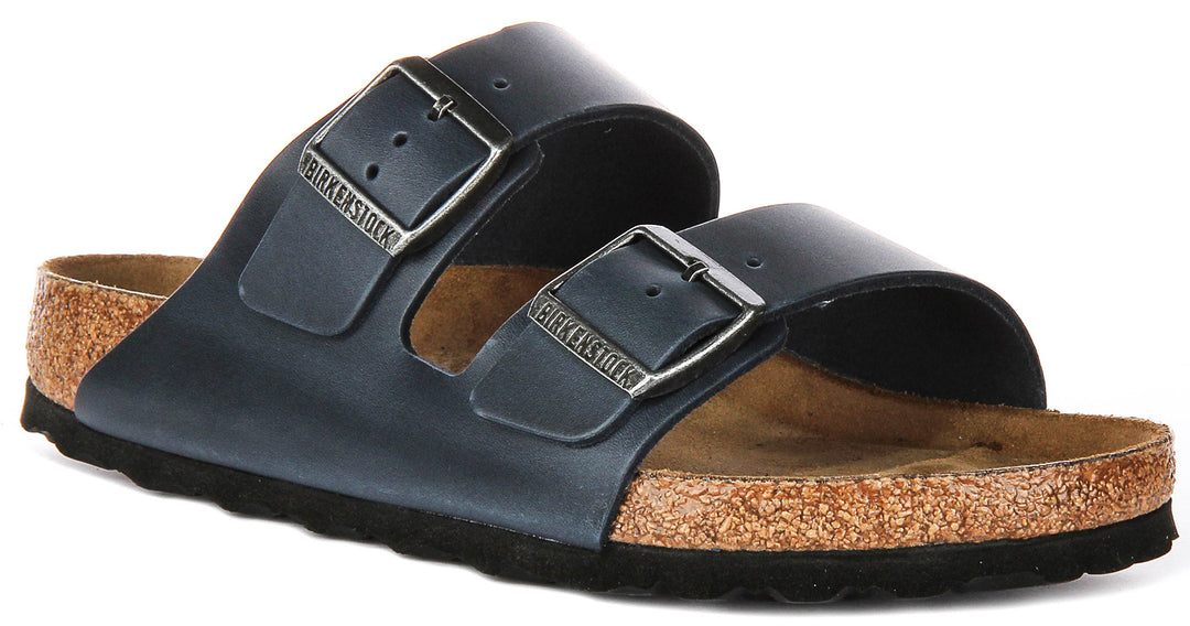 Birkenstock Arizona Soft Footbed In Blue | Regular Fit
