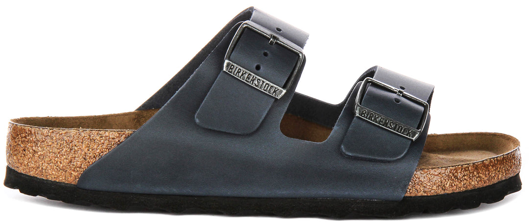 Birkenstock Arizona Soft Footbed In Blue | Regular Fit