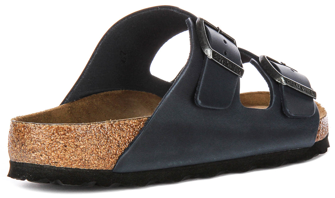 Birkenstock Arizona Soft Footbed In Blue | Regular Fit