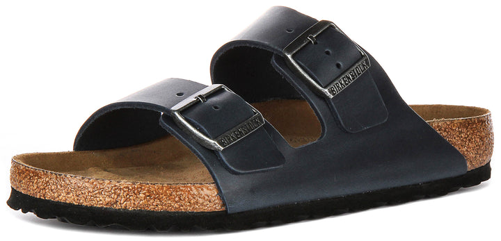Birkenstock Arizona Soft Footbed In Blue | Regular Fit