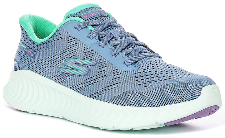 Skechers Go Walk Now Sneaker In Blue For Women