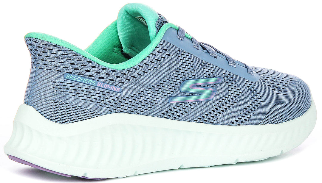 Skechers Go Walk Now Sneaker In Blue For Women
