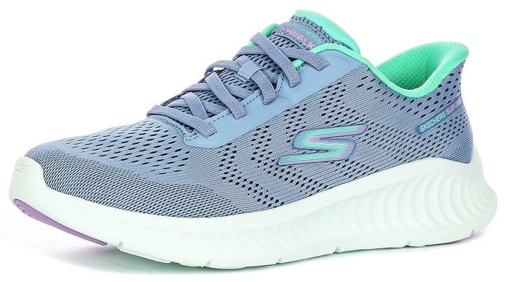 Skechers Go Walk Now Sneaker In Blue For Women