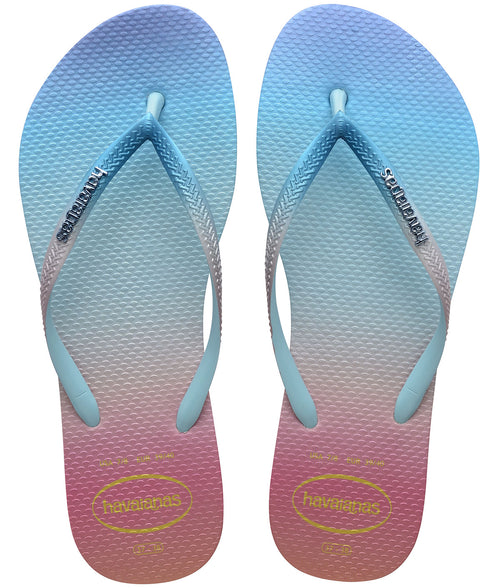 Havaianas Slim Gradient In Blue For Women