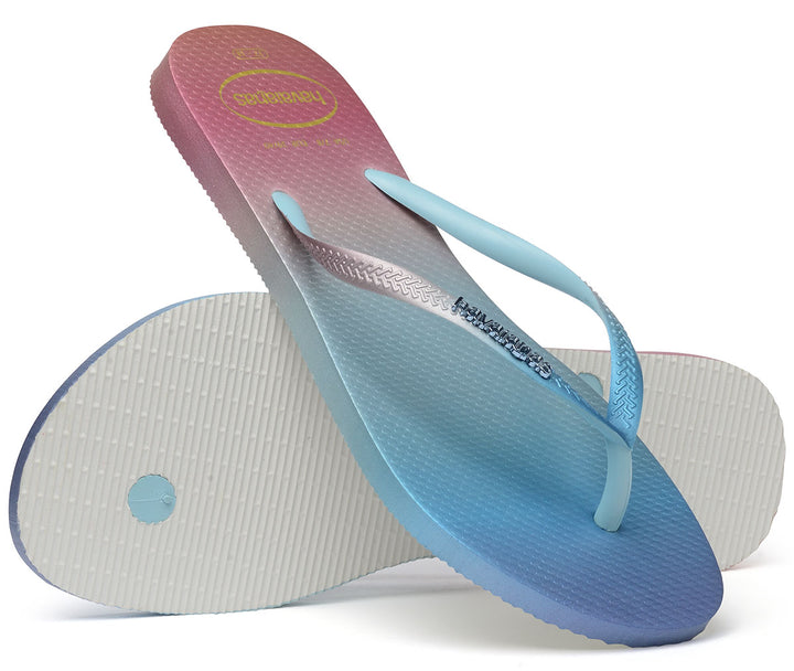 Havaianas Slim Gradient In Blue For Women