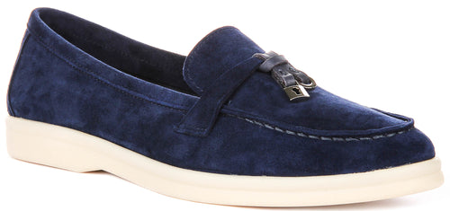 Justinreess England Emma In Navy Blue For Women