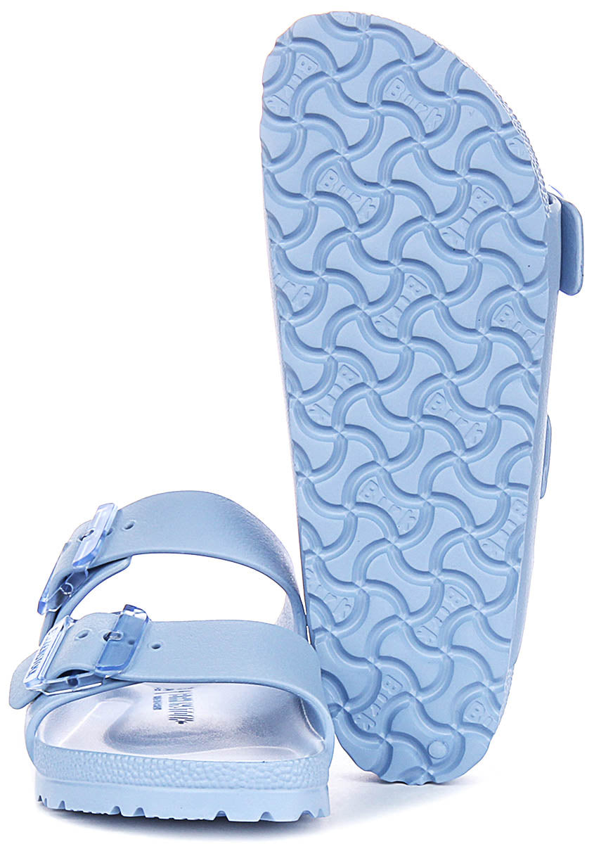 Birkenstock Arizona Stealth In Blue | Narrow Fit