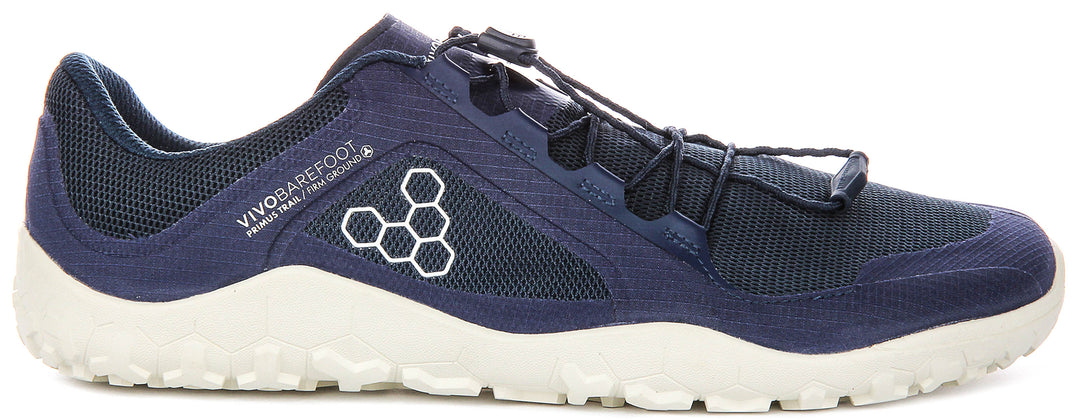 Vivobarefoot Primus Trail FG 3.5 In Blue For Men