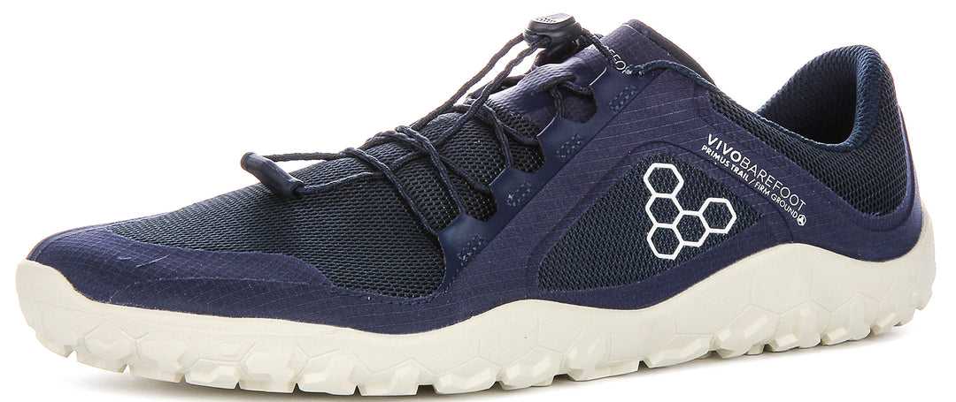 Vivobarefoot Primus Trail FG 3.5 In Blue For Men