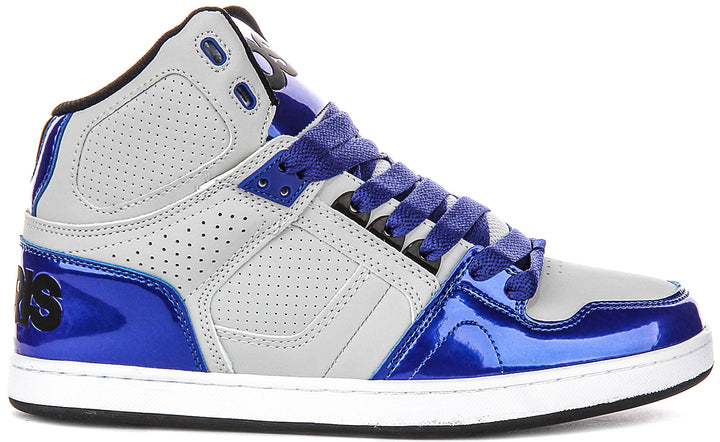 Osiris Nyc 83 Clk In Blue Patent For Men