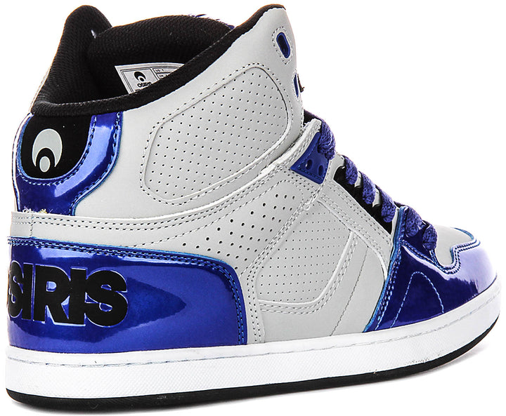 Osiris Nyc 83 Clk In Blue Patent For Men
