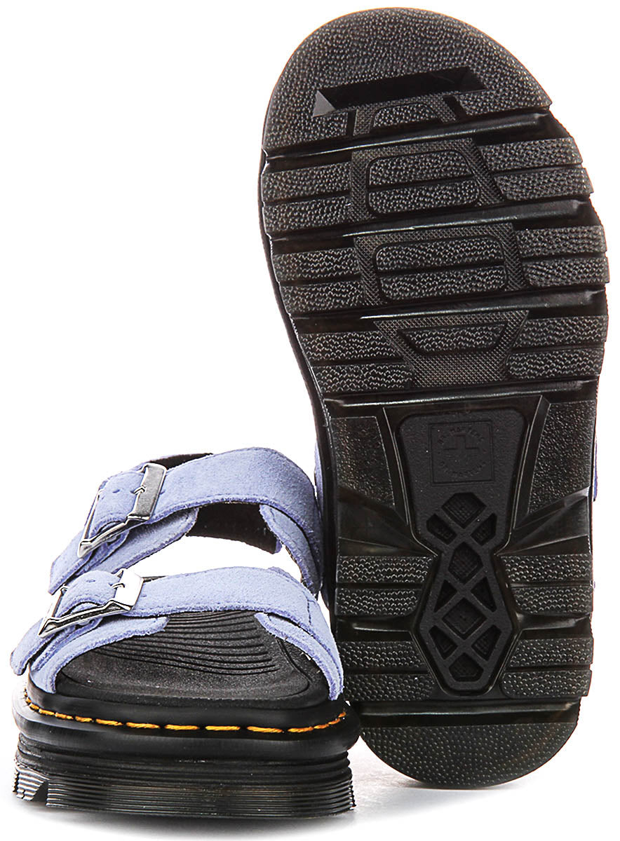 Dr Martens Zebzag Sandal In Blue For Women