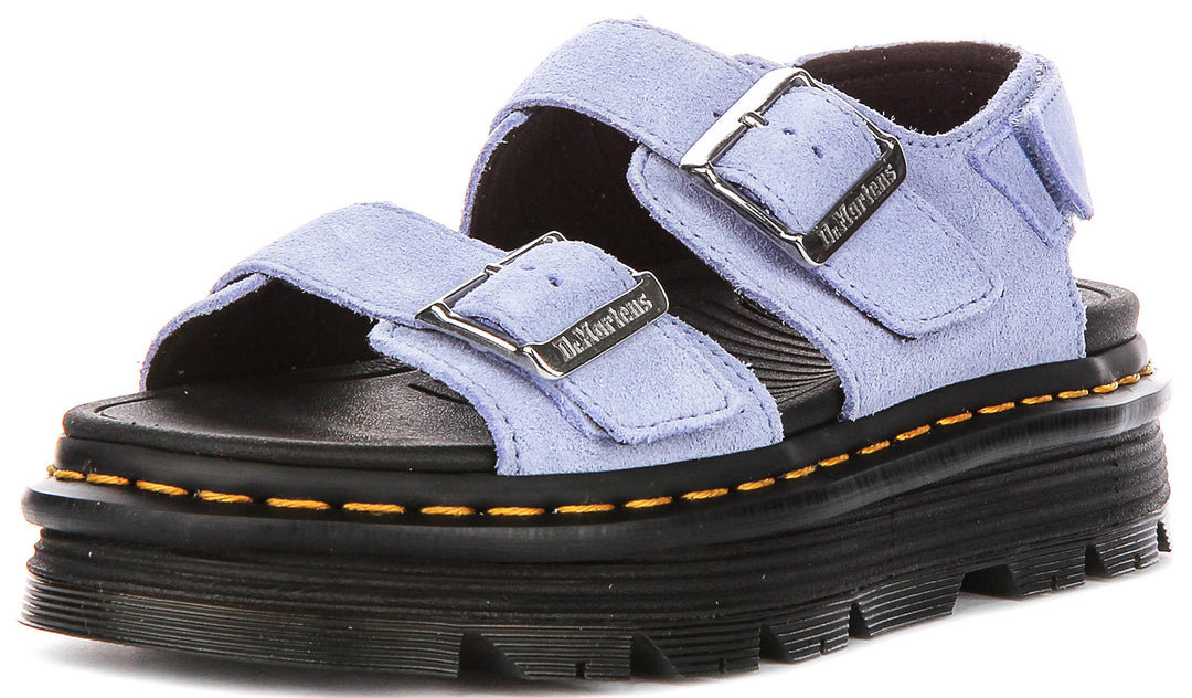 Dr Martens Zebzag Sandal In Blue For Women