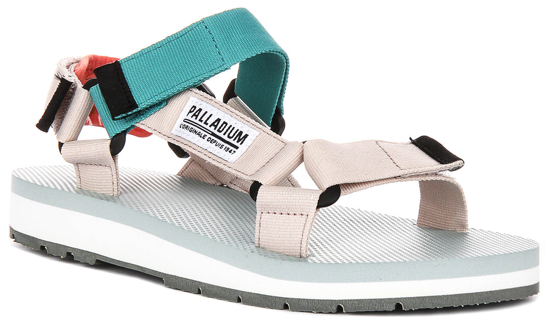 Palladium Outdoorsy Urban In Blue Grey Outdoor Hiking Sandals