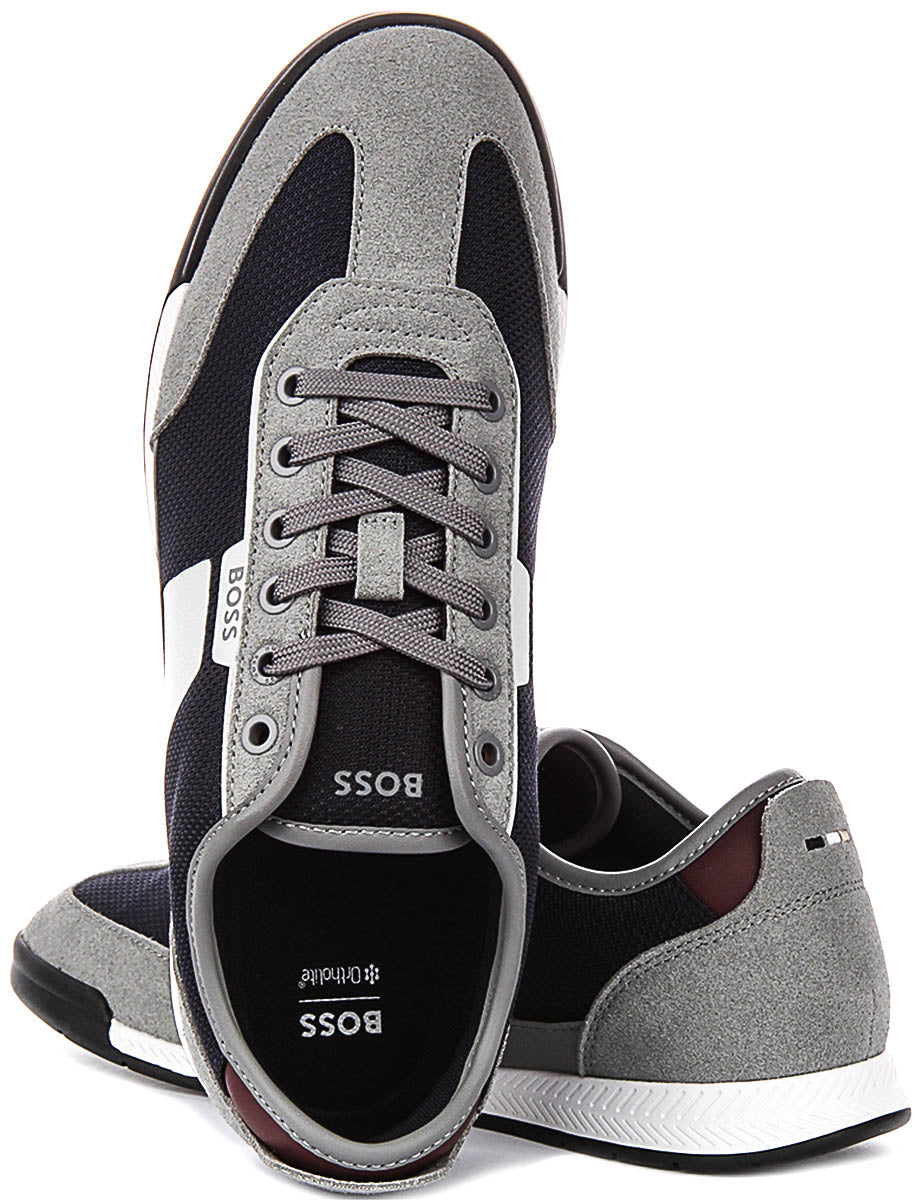 Boss Nitan Low Profile Tx In Blue Grey For Men
