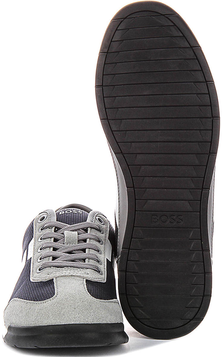 Boss Nitan Low Profile Tx In Blue Grey For Men