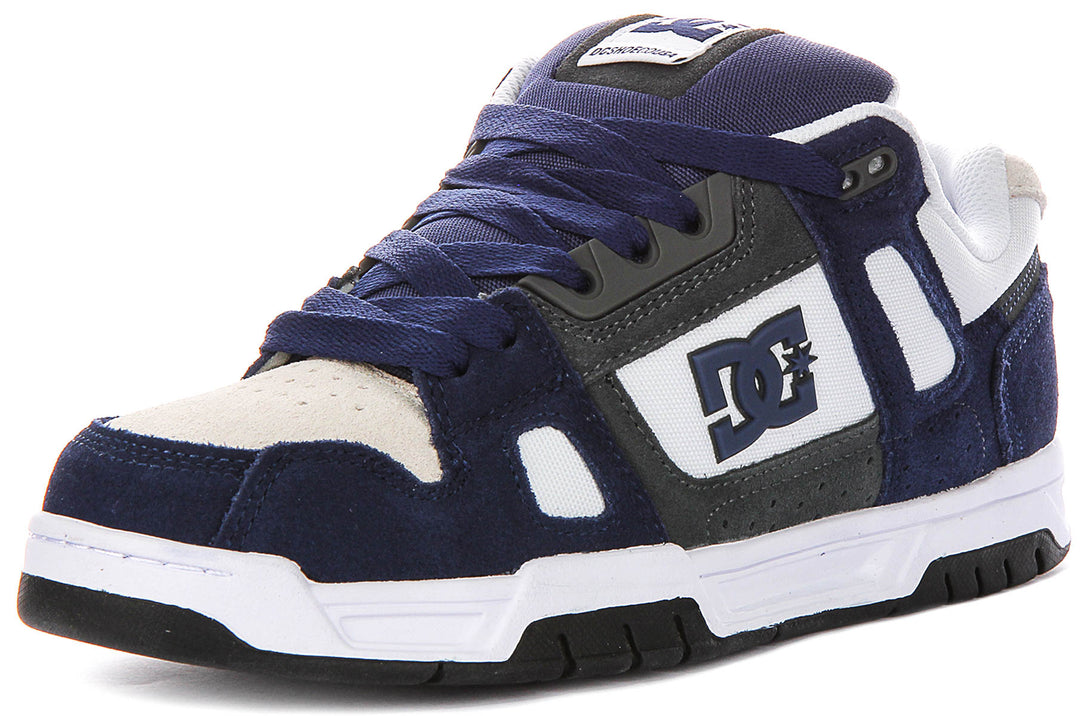 Dc Shoes Stag In Blue Grey For Men
