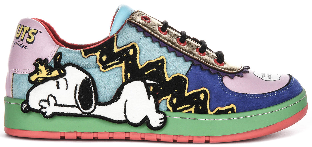 Irregular Choice X Peanuts Pondering Pup In Blue For Women