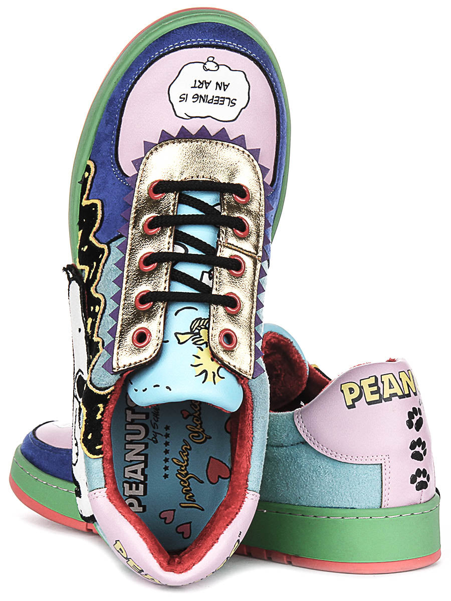 Irregular Choice X Peanuts Pondering Pup In Blue For Women