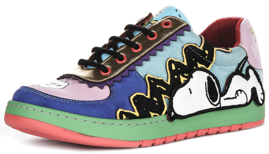 Irregular Choice X Peanuts Pondering Pup In Blue For Women