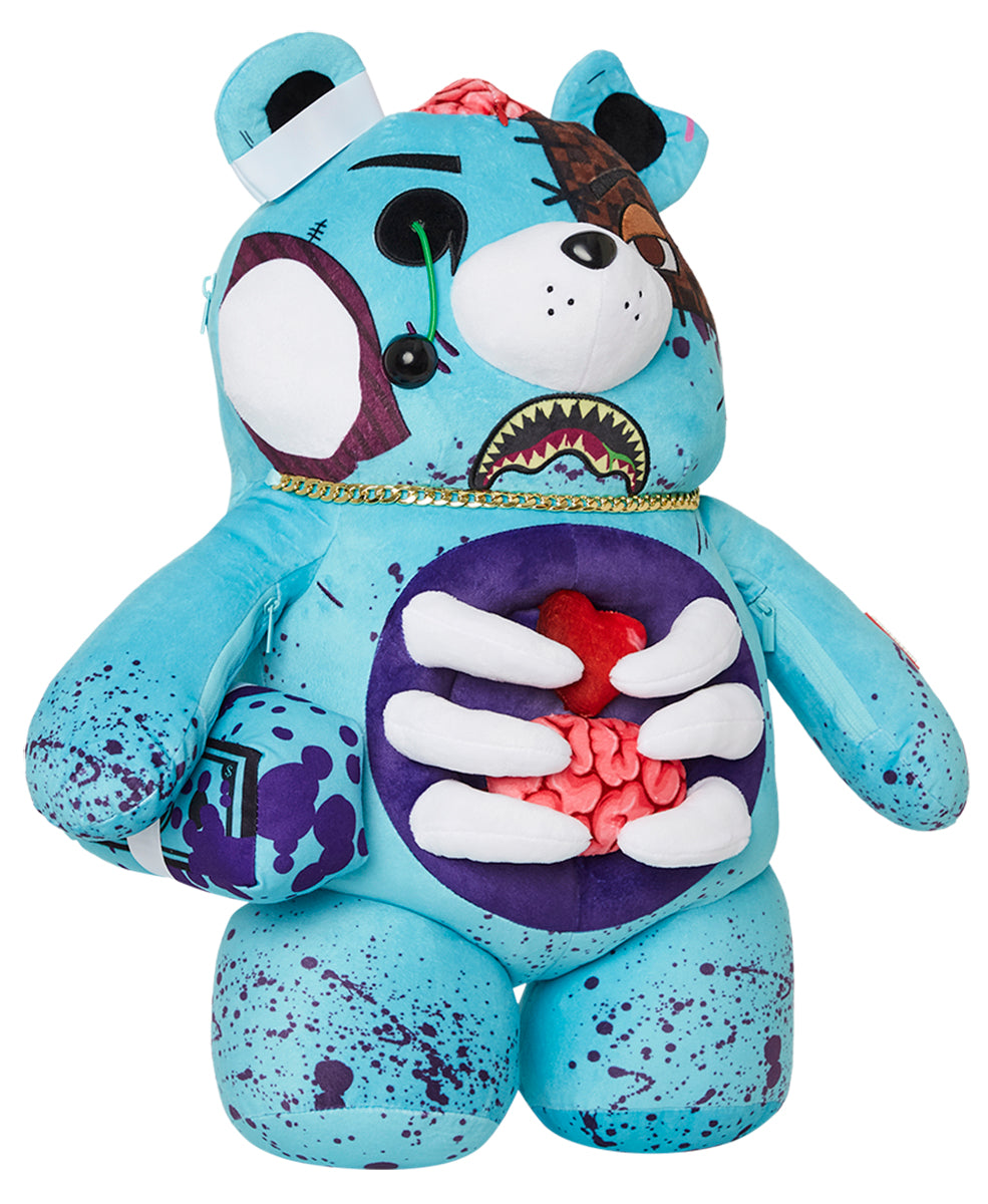 Sprayground Night of the Living Bear Plush Bear In Blue