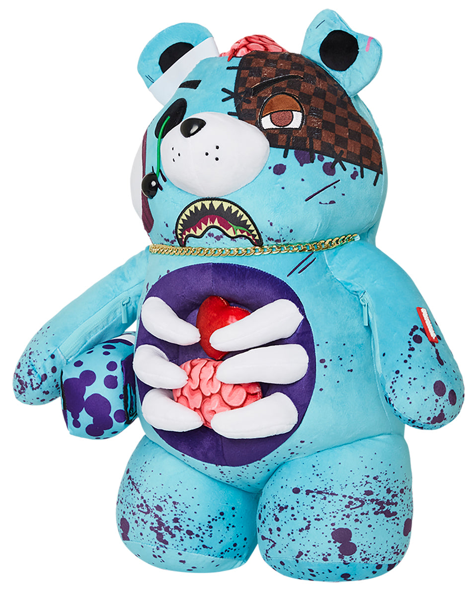 Sprayground Night of the Living Bear Plush Bear In Blue