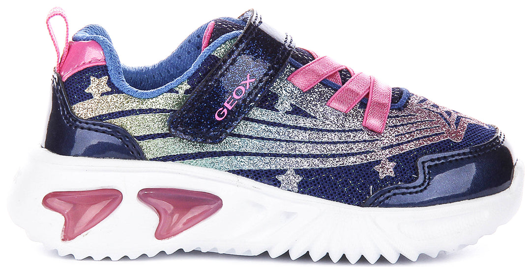 Geox J Assister G B In Blue Multi For Kid