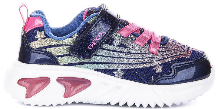 Geox J Assister G B In Blue Multi For Kid
