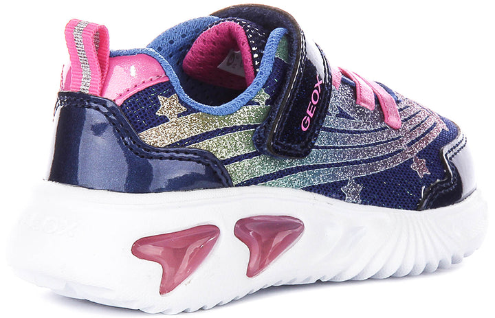 Geox J Assister G B In Blue Multi For Kid