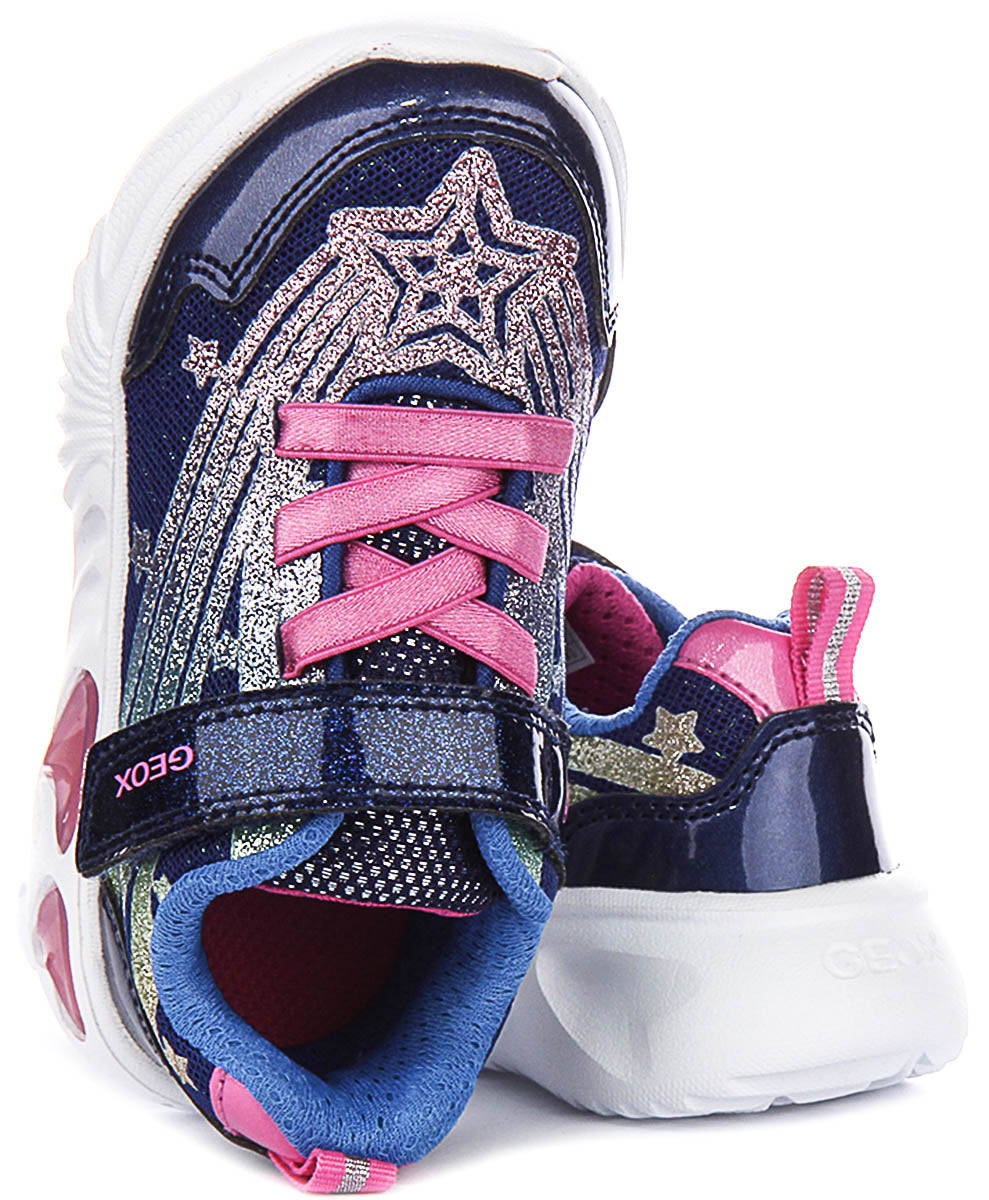 Geox J Assister G B In Blue Multi For Kid