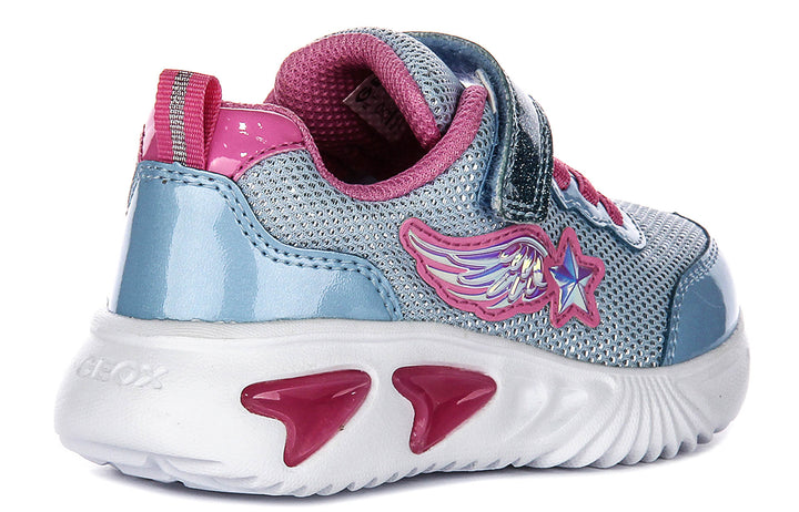 Geox J Assister G B In Blue Pink For Infants