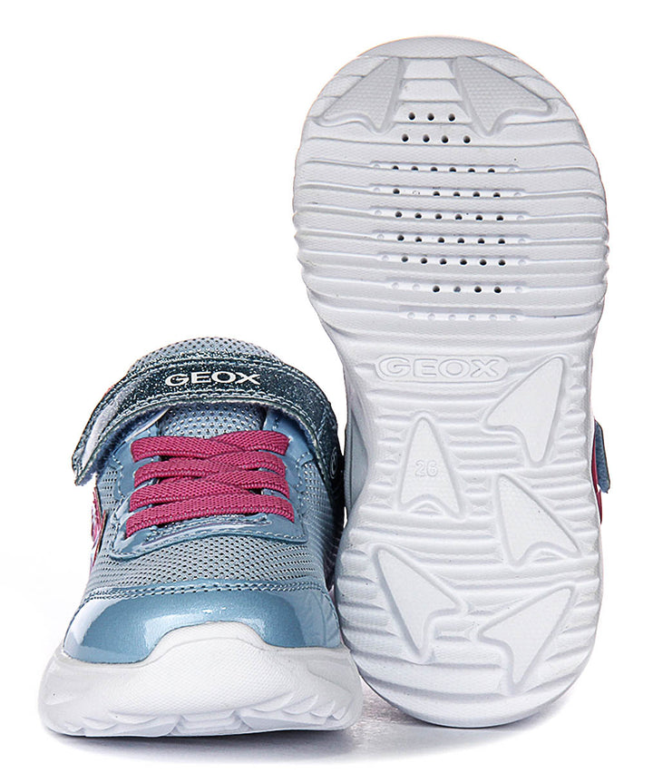 Geox J Assister G B In Blue Pink For Infants
