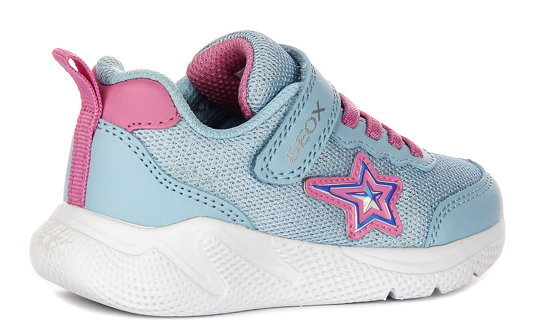 Geox J Sprintye G.A In Blue Pink For Infants
