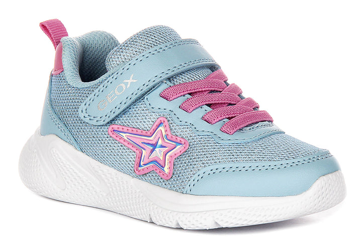 Geox J Sprintye G.A In Blue Pink For Kids