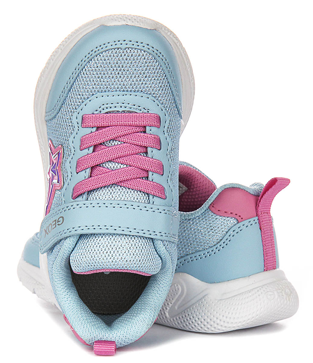 Geox J Sprintye G.A In Blue Pink For Kids