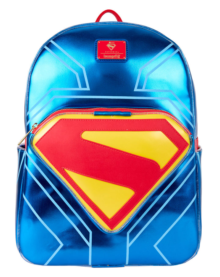 Loungefly Superman Backpack In Blue Red