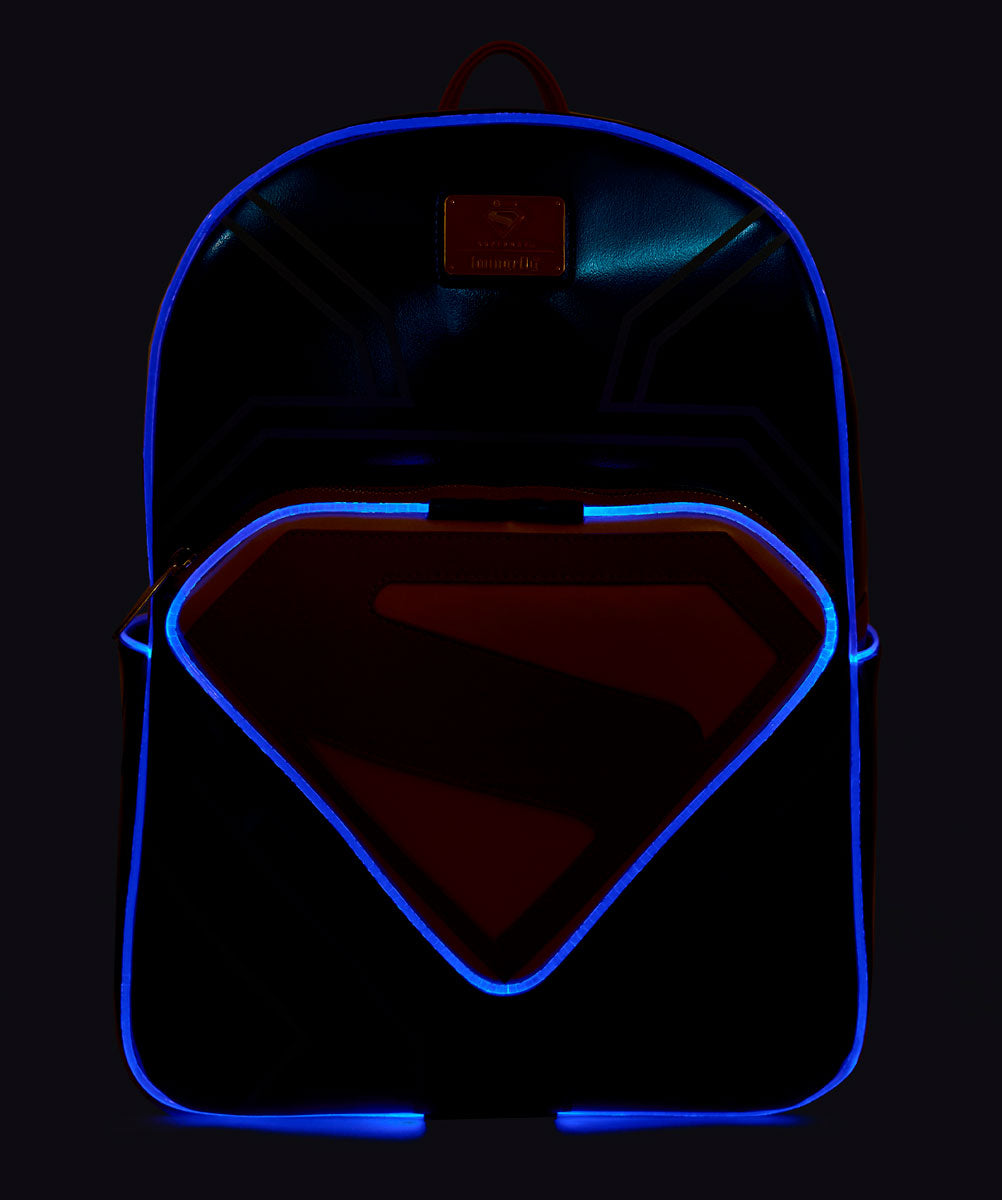 Loungefly Superman Backpack In Blue Red