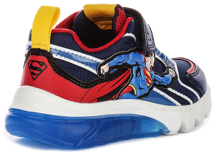 Geox J Ciberdron In Blue Red For Infant