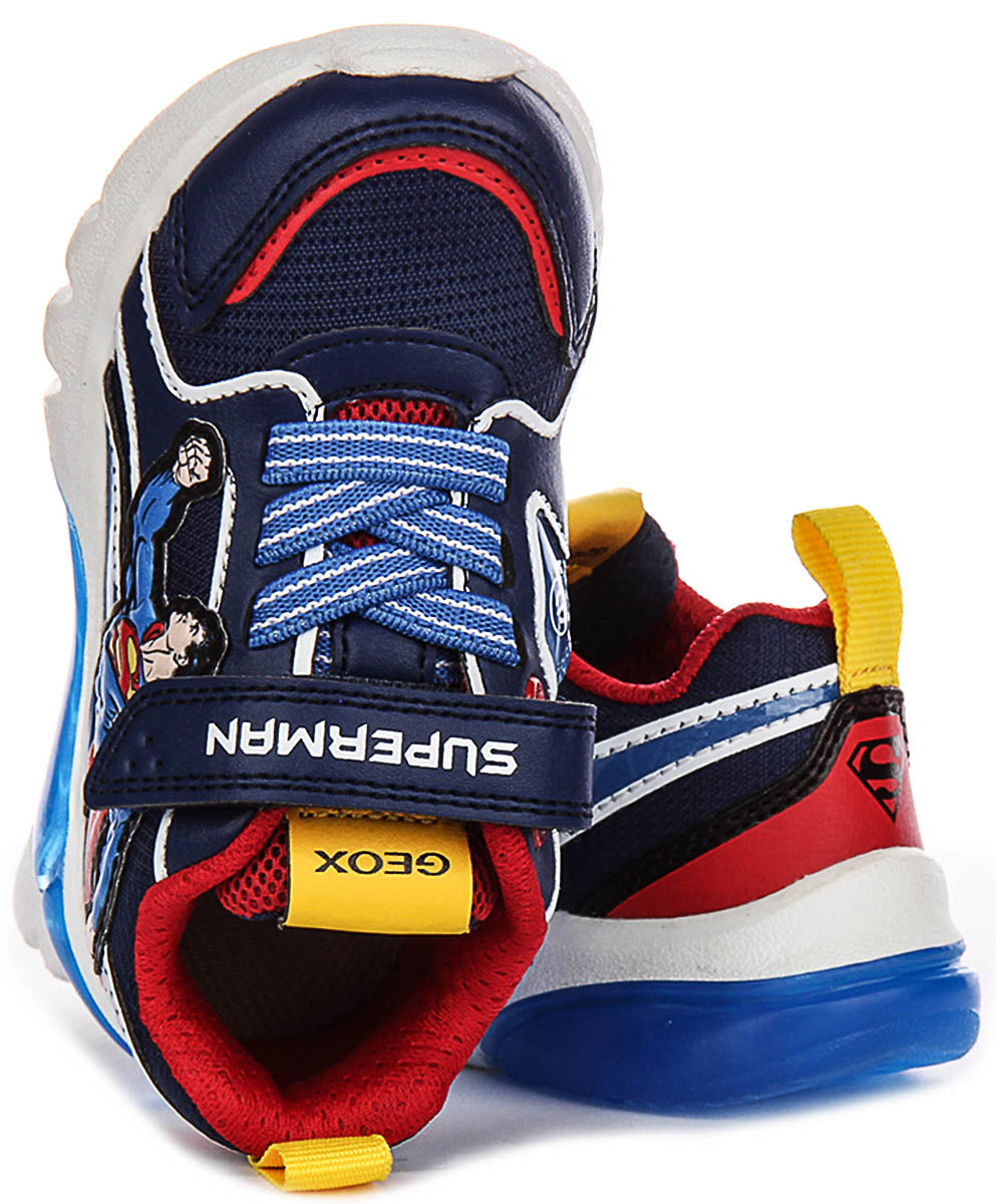 Geox J Ciberdron In Blue Red For Infant