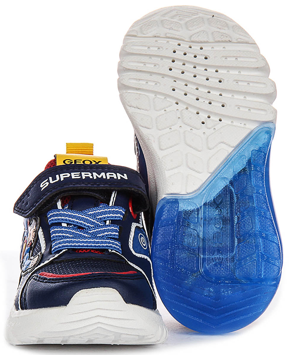 Geox J Ciberdron In Blue Red For Infant