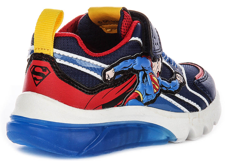 Geox J Ciberdron In Blue Red For Kid