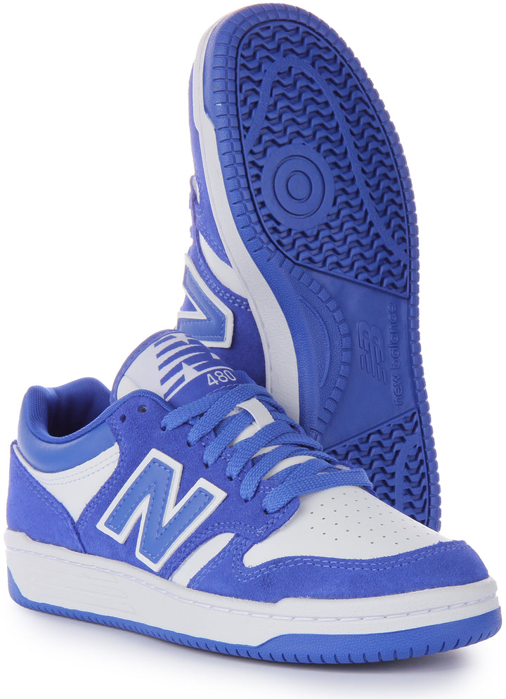 New Balance BB480 LWh In Blue White For Men