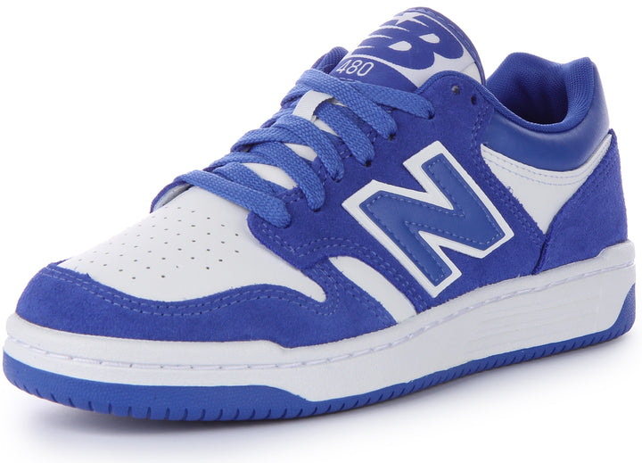 New Balance BB480 LWh In Blue White For Men