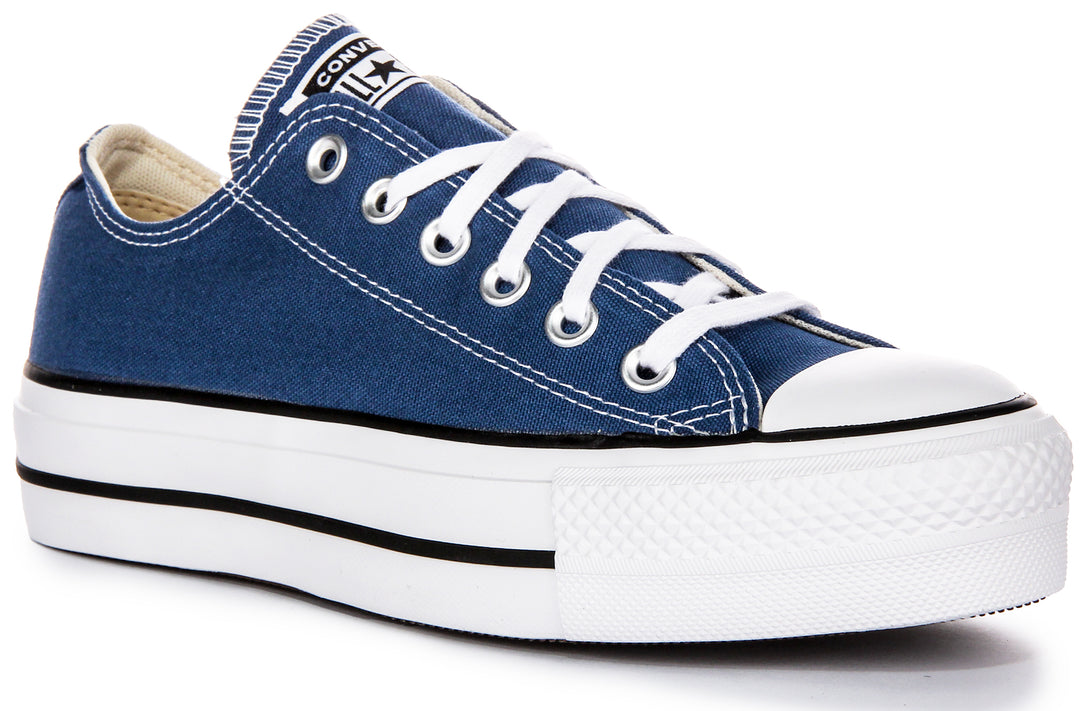 Converse A08289C Ct All Star Lift Low Platform Blue Converse